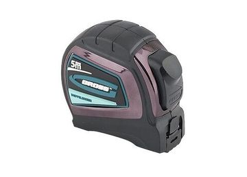 Рулетка "Doppelhaken", 5 м x 19 мм, двухсторонний зацеп, нейлон, двуст. шкала, автоматич Gross 31123