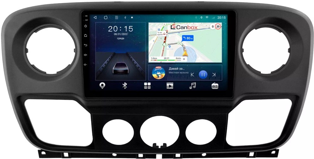 Магнитола для Renault Master 2010-2019 - Canbox 10-1361 Android 10, 8-ядер, SIM-слот