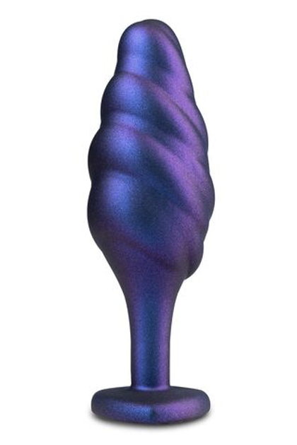 Фиолетовая анальная пробка с кристаллом-сердцем Matrix Bumped Bling Plug - 11,4 см.