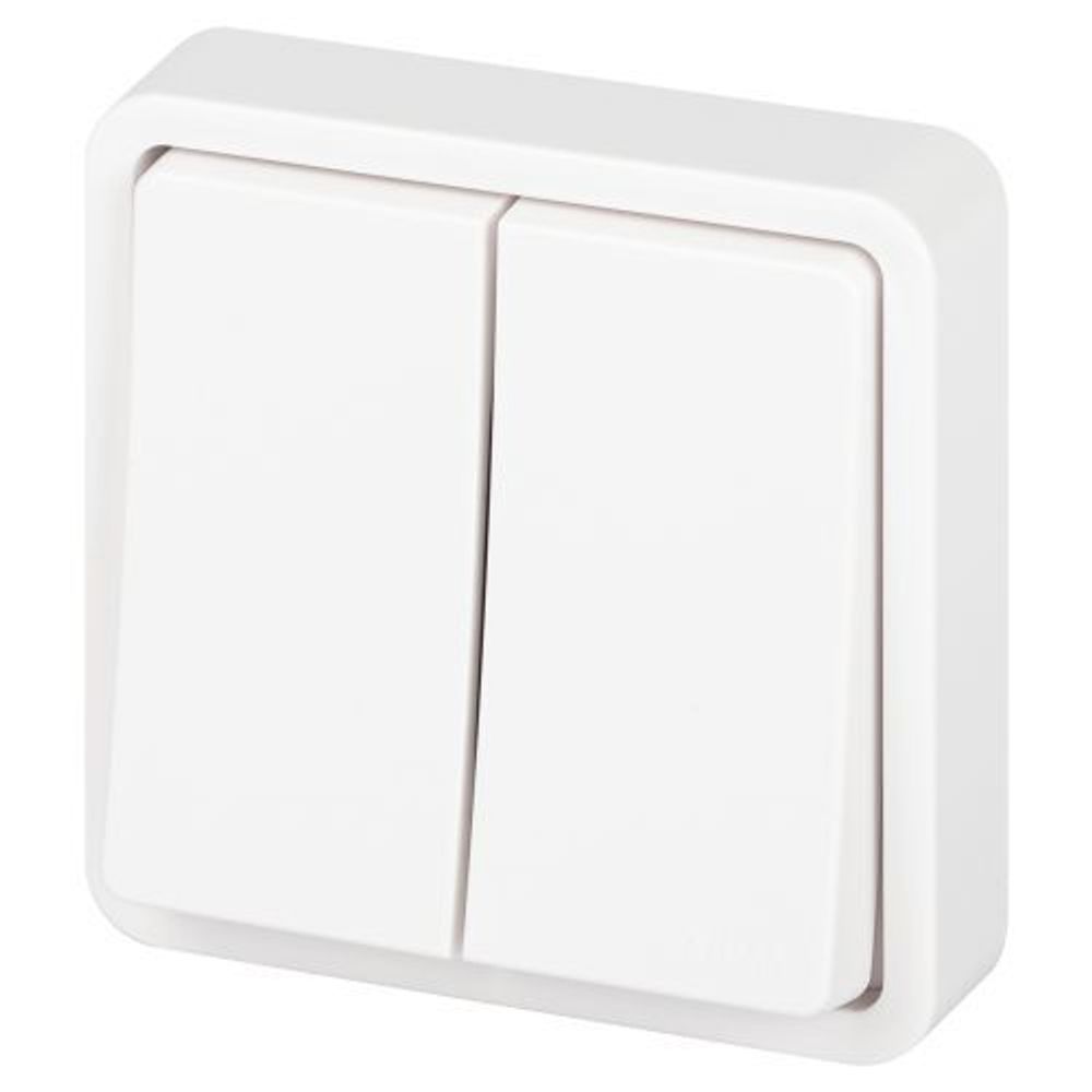 Выключатель Эксперт 11-1524-01 двойн. IP55 10АХ-250В СУ бел. Эра Б0063271