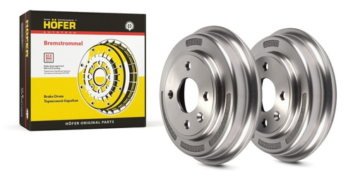 Барабан тормозной Chevrolet Aveo T300 Cobalt Ravon R4 (2 шт) (HOFER)