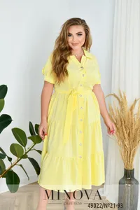 Платье 21-93-желтый Minova