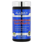 ALLMAX, Essentials, L-карнитин и тартрат, 120 капсул