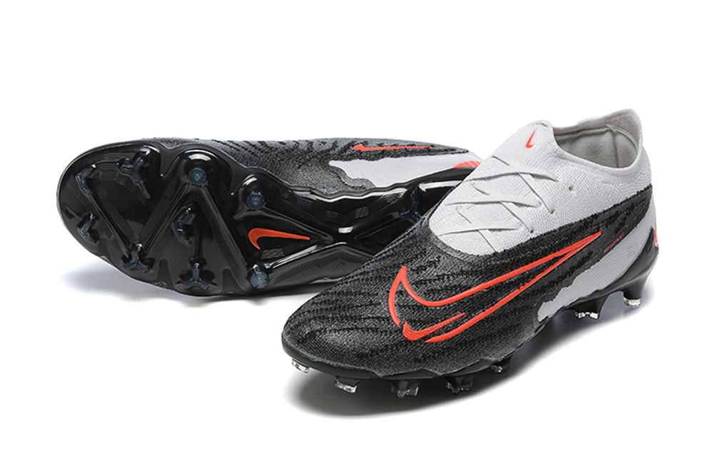 Бутсы Nike Phantom GX Elite FG (Черный+серый)