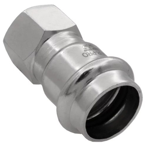 Соединитель VIEIR прямой нерж. сталь с вн.р. 22×3/4" VER-PRO (60/5)