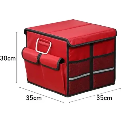 Органайзер для багажника, 35*35*30 см, красный