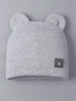 Шапка детская с ушками на осень