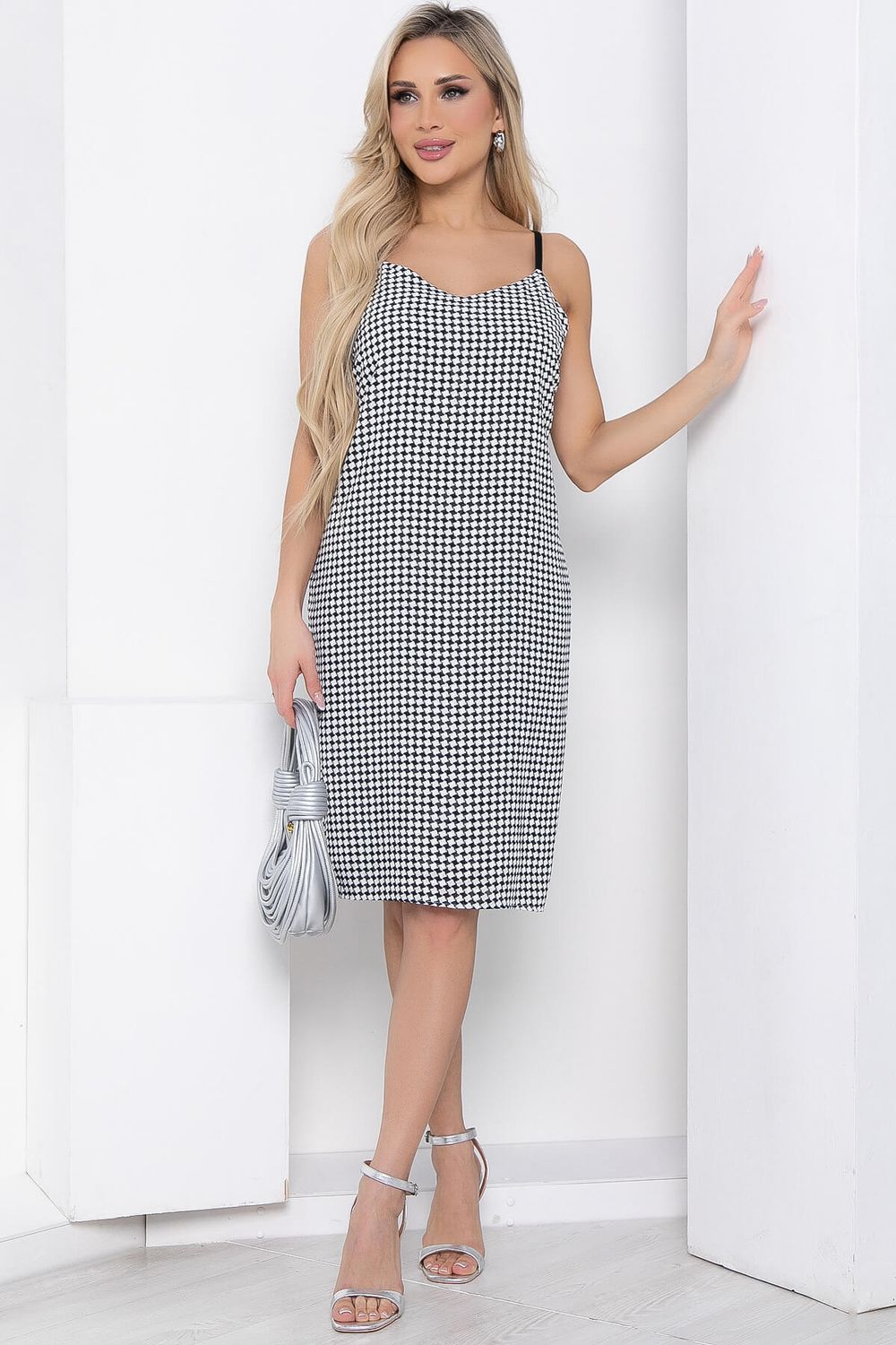 Платье "Дэйзи" (черно-белое) П8482 LT Collection