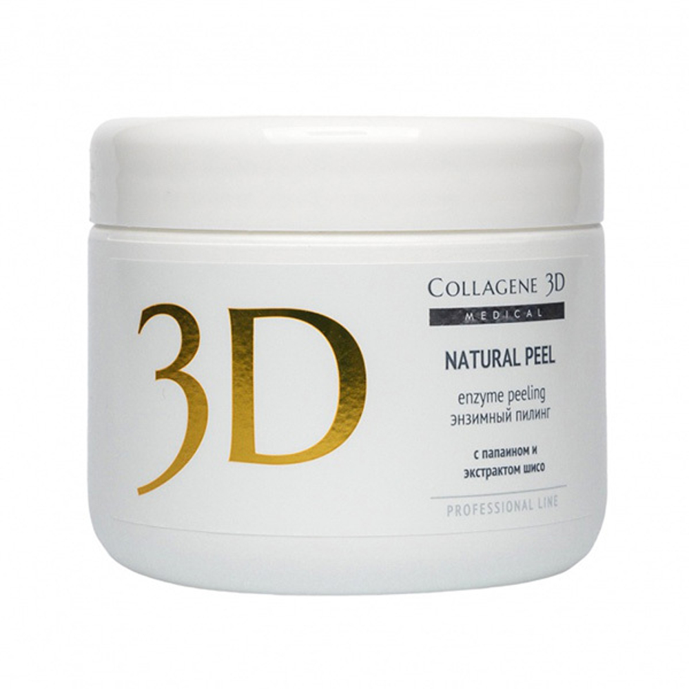 Энзимный пилинг для чувствительной кожи Medical Collagene 3D Natural Peel 150г