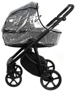 Детская коляска Roan Esso 3 в 1 с автокреслом Pituso Baesa Pro Black,Beige Canopy ESS114/1 Grey/Black