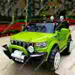 Детский электромобиль "Jeep WRANGLER" зеленый, стандартная комплектация