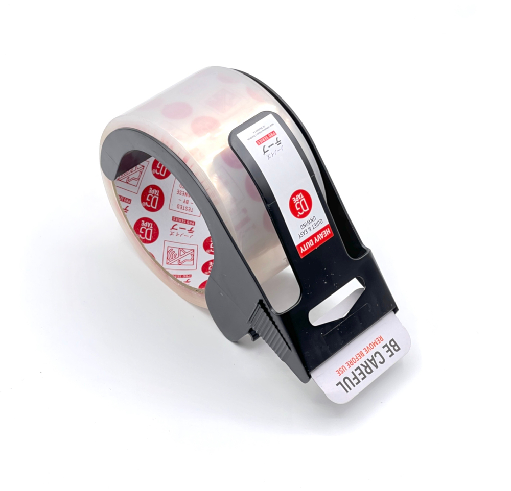 Клейкая лента БЕСШУМНАЯ упаковочная ультрапрозрачная - 50мм/100м