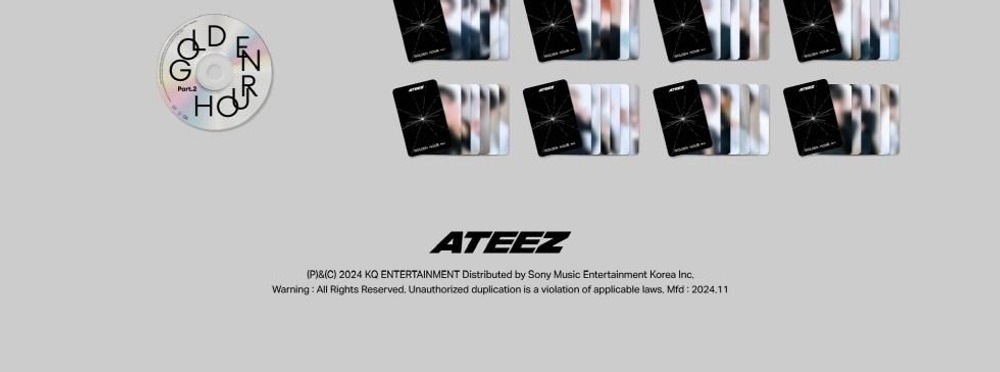 Альбом ATEEZ - GOLDEN HOUR : PART.2 11th EP Album DIGIPACK RANDOM Version