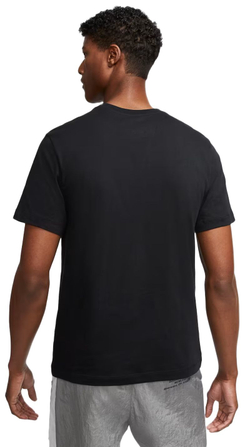 Мужская теннисная футболка Nike Sportswear Club - black/dark grey/white