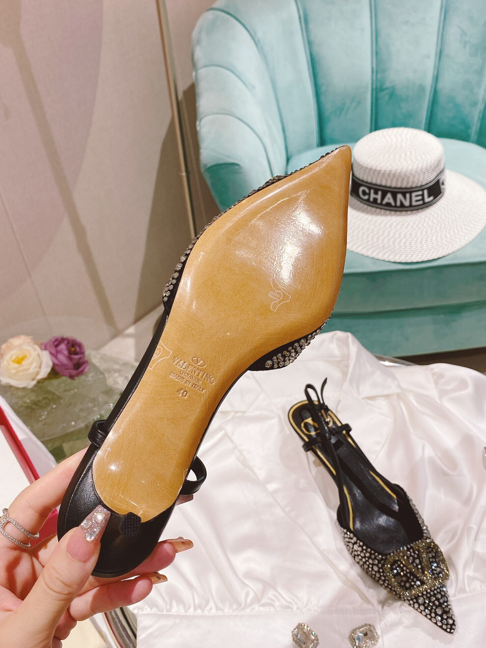 Valentino Vlogo Pump 4 cm
