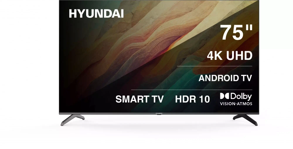 Телевизор 75" Hyundai H-LED75BU7009