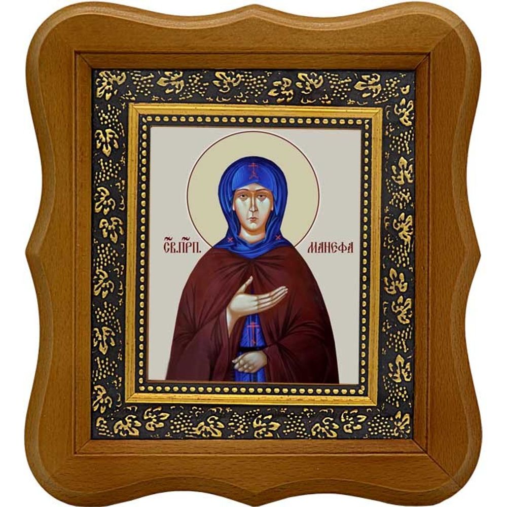 Манефа Гомельская Преподобная. Икона на холсте.