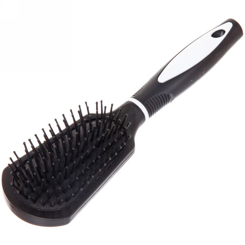 Расческа массажная «Tango Black», трапеция тонкая , цвет черный, 23см