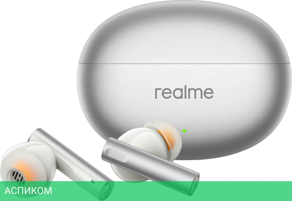Наушники Realme Buds Air 6 серебристый (631209000121)