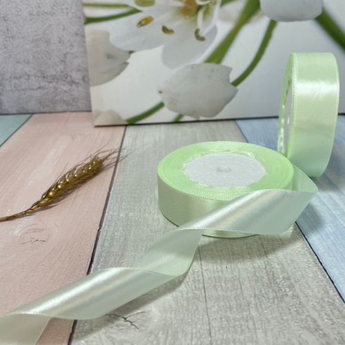 Лента Атласная Сатин 2,5 см Мята