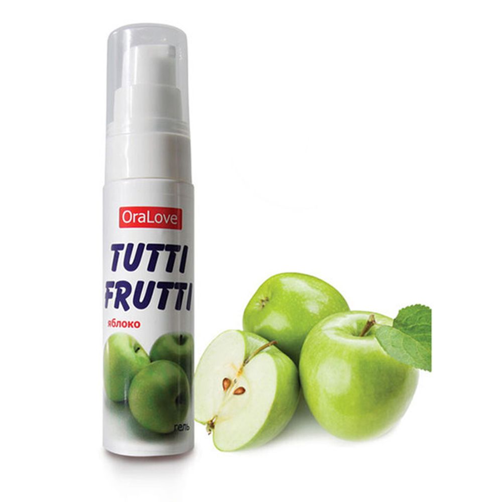 Оральный гель Tutti-Frutti со вкусом зеленого яблока (30 г) (Цвет: прозрачный)