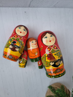 Матрешка "с курочкой" традиция 5мест