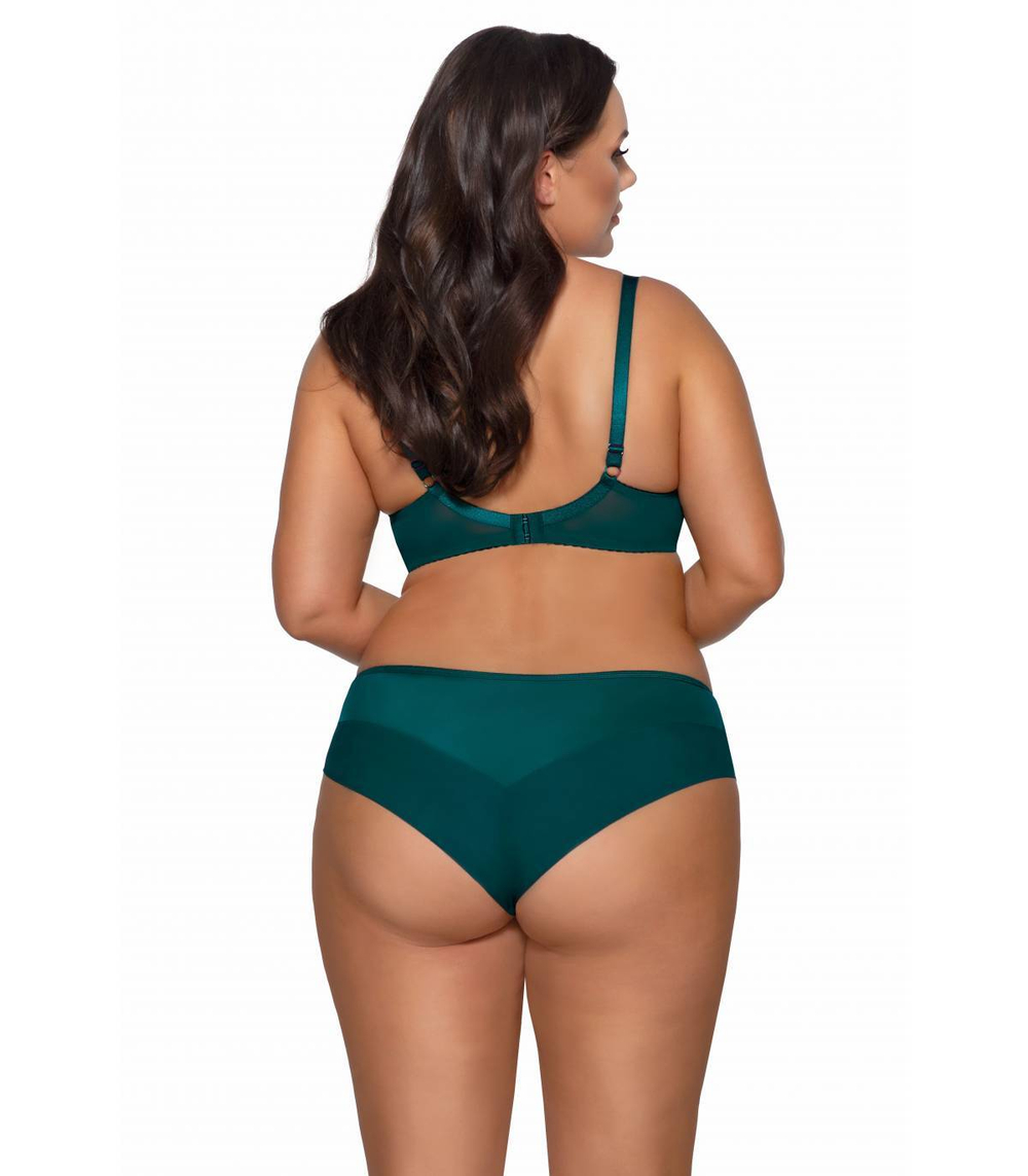 Бюстгальтер Rafia с мягкой чашкой +size (Размер: 75L) (Цвет: изумрудный)