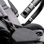 Коляска 4 в 1 Sweet Baby Stella + автокресло Elegante Plus с базой i-Size ISOFIX DK780 Dark Grey