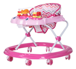 Ходунки детские Farfello арт. 5529 (Розовый, принт линии)