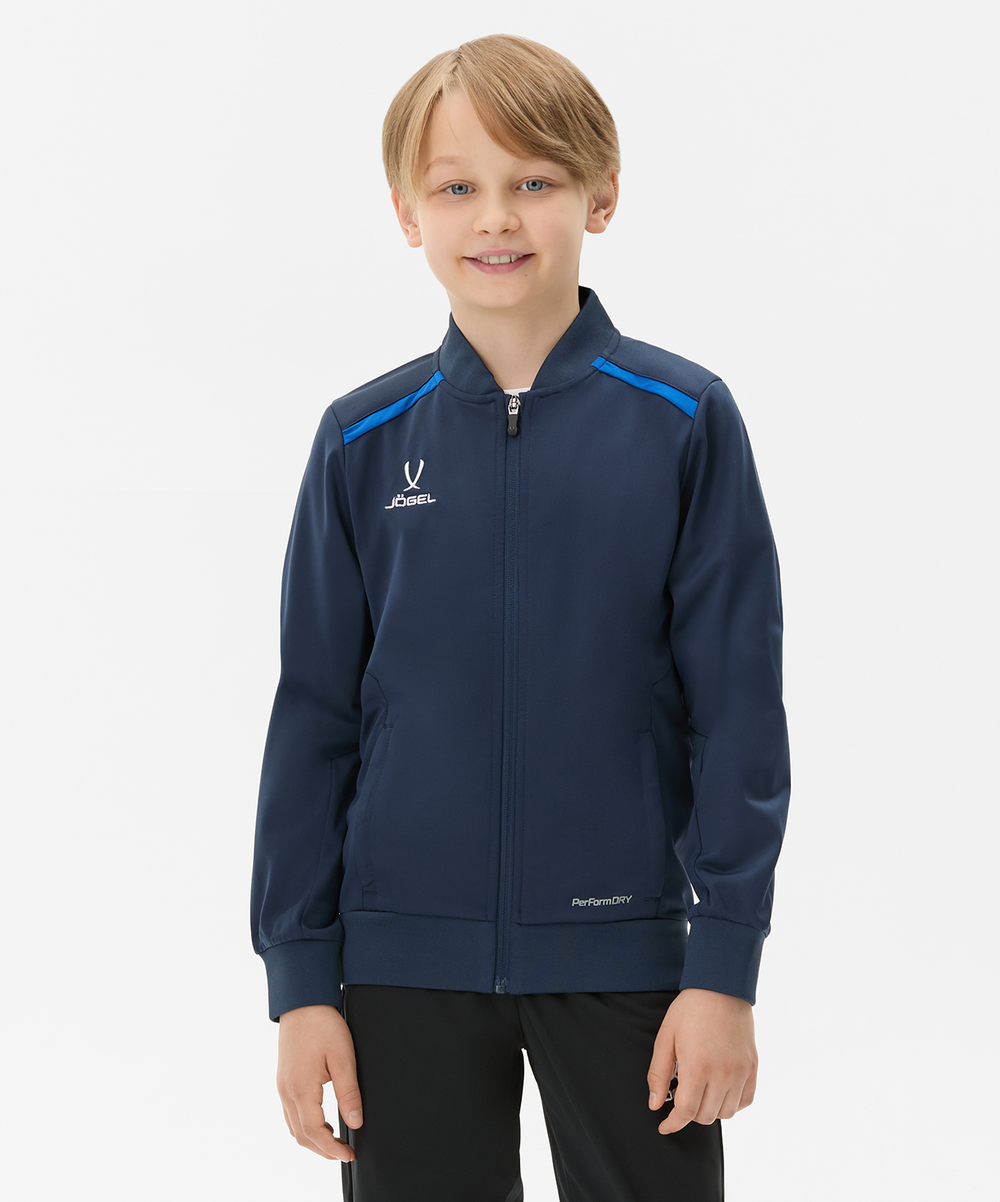 Олимпийка DIVISION PerFormDRY Pre-match Knit Jacket, темно-синий, детский