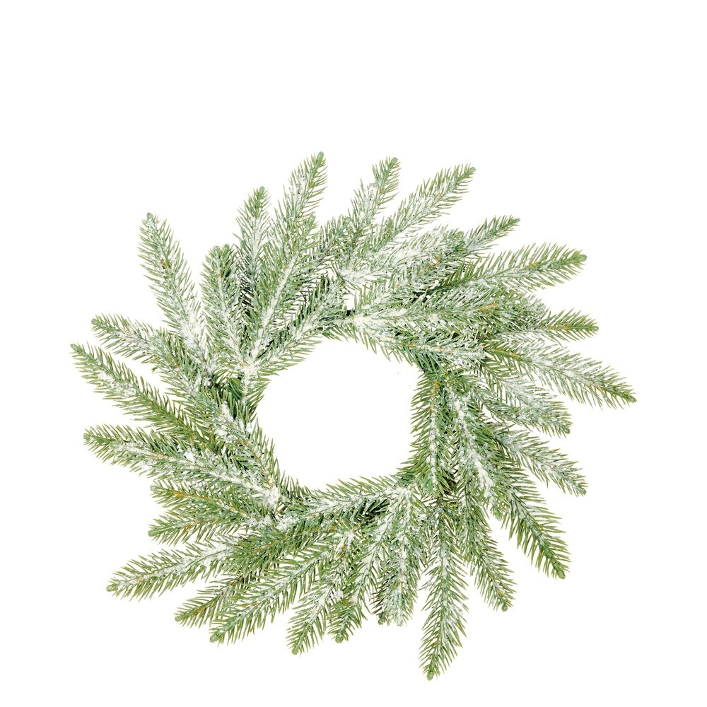 Венок 45см Black Box Чемберлен заснеженный