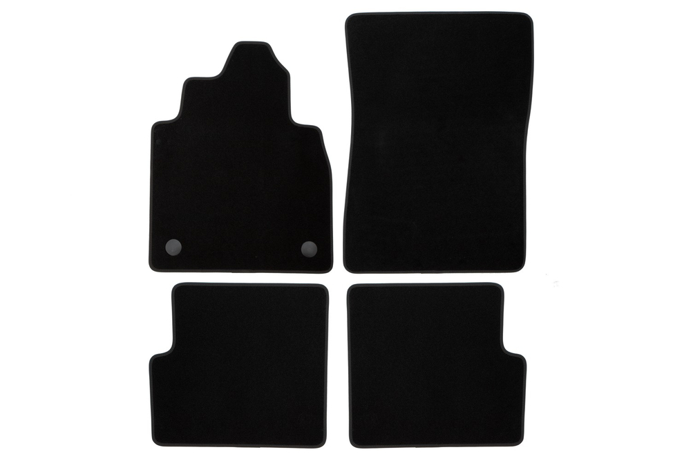 Коврики в салон для MERCEDES-BENZ G-Class W463 (с подстаканниками) АКПП 2006-2008, 2008-2012, 2012-2015, 2015-2018, внедорожник , 4 шт. (текстиль) KLEVER01342001200K