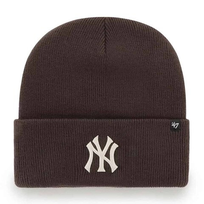Кепка 47Brand MLB New York Yankees Haymaker '47 Cuff Knit Brown Cap