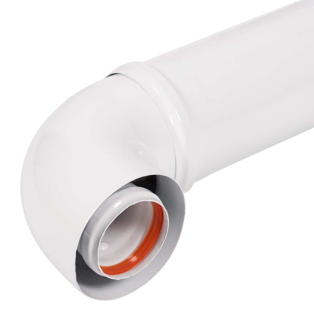 Комплект Royal Thermo: дымоход коаксиальный 60/100 - 1000мм АНТИЛЕД универсальный