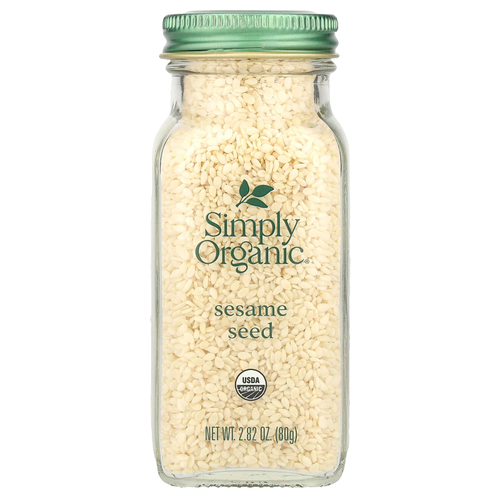 Simply Organic, Семена кунжута, 80 г (2,82 унции)