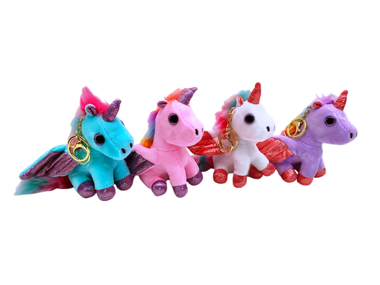 Мягкая игрушка брелок Единорожки в ассорт. 12см
