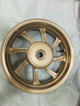 42650-K97-T00ZB. WHEEL SUB ASSY., RR. GOLD COLOR. rear wheel Honda PCX.