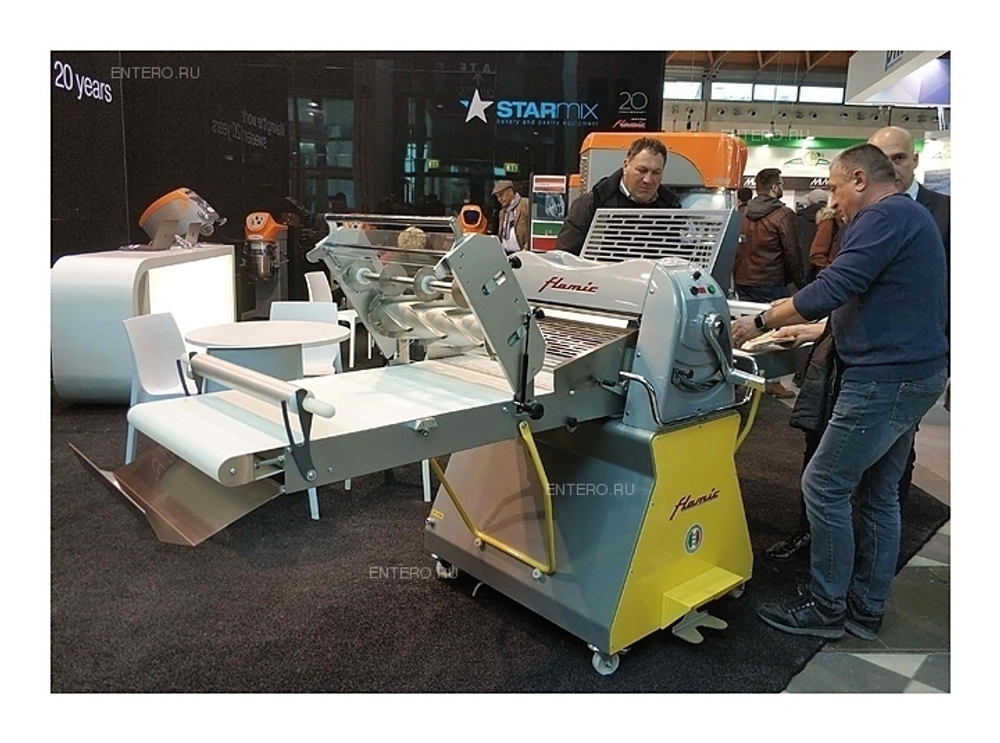 Тестораскаточная машина со станцией нарезки Flamic Flamic SF600VD-1400/PST/ST600/RTC600-3