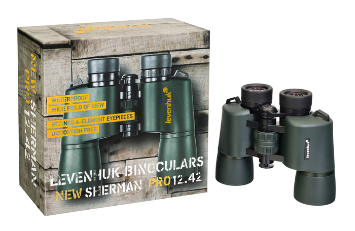Бинокль Levenhuk New Sherman PRO 12x42