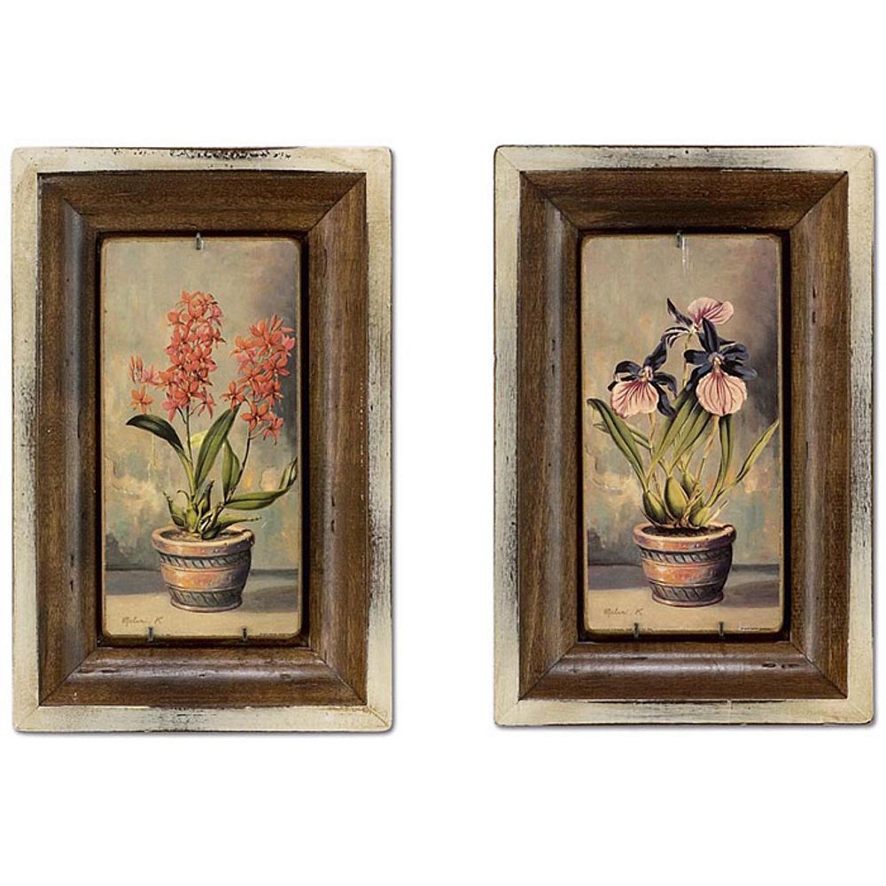 Картины "Цветы в горшочках"