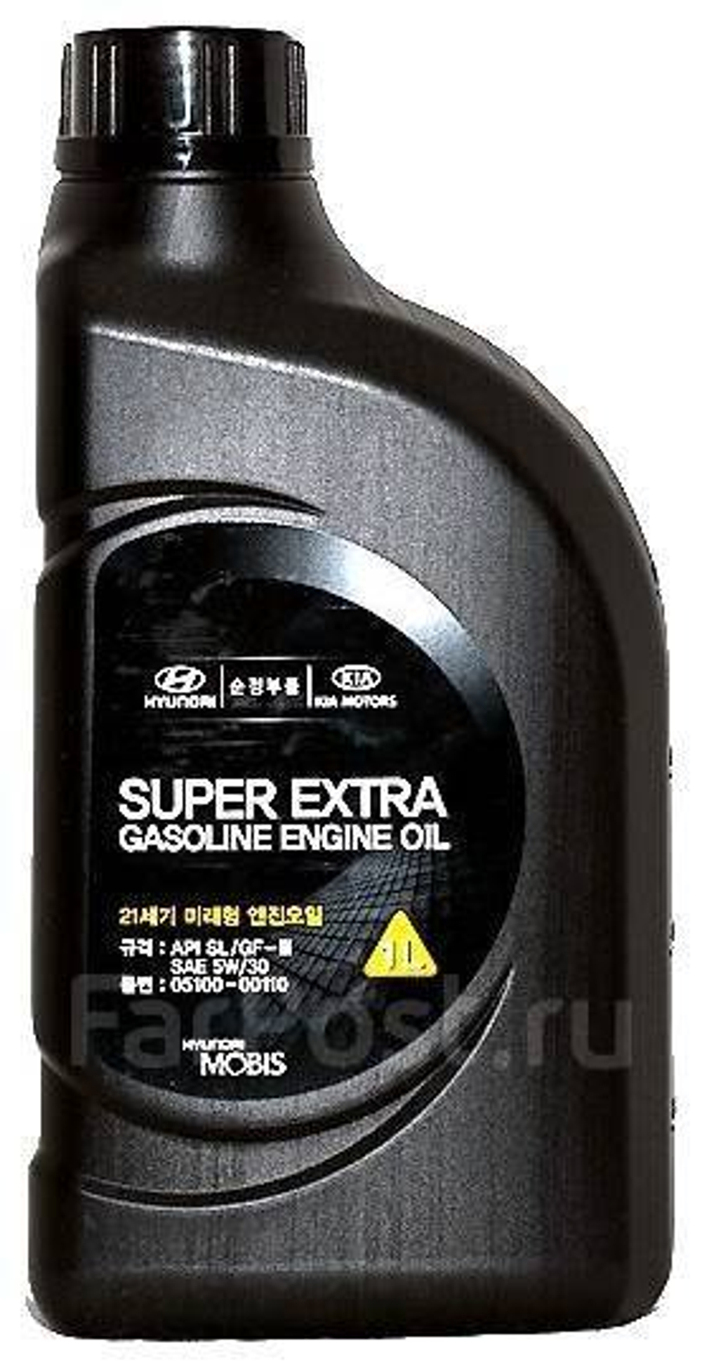 Масло моторное Hyundai 5W-30 Super Extra Gasoline SL/GF-3 моторное полусинтетическое 1л / 5W30