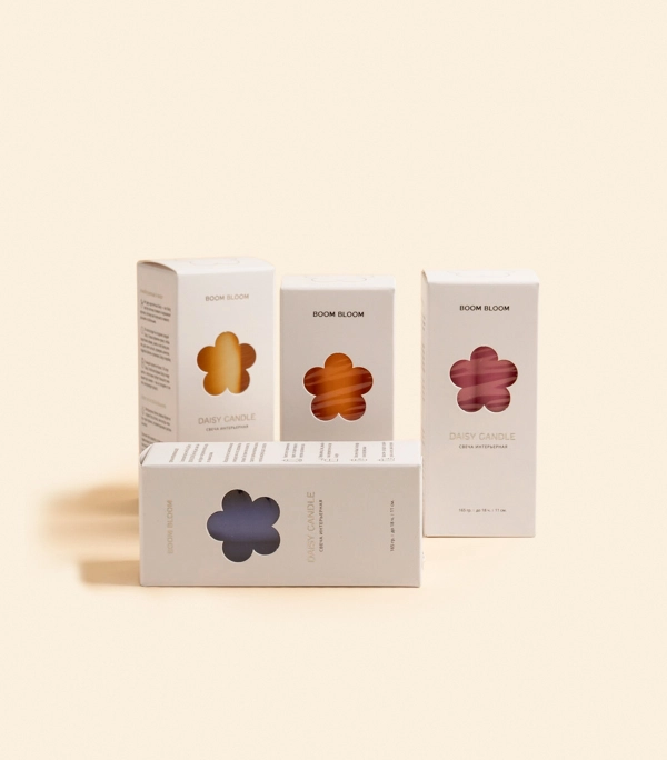 Свеча – Daisy candle, апельсиновый фреш | BOOM BLOOM