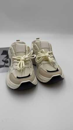 Кроссовки женские экокожа арт. 841-5 цвет "бежевый"