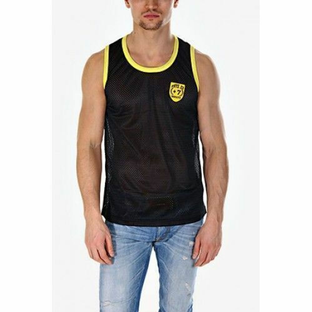 Майка спортивная в сетку Andrew Christian Sport Mesh Tank Black