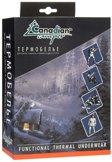 Термобелье Canadian Camper TRAPPER (фуфайка мужcкая), цвет серый меланж