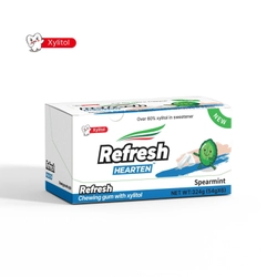 Жевательная резинка со вкусом мяты Refresh в банке