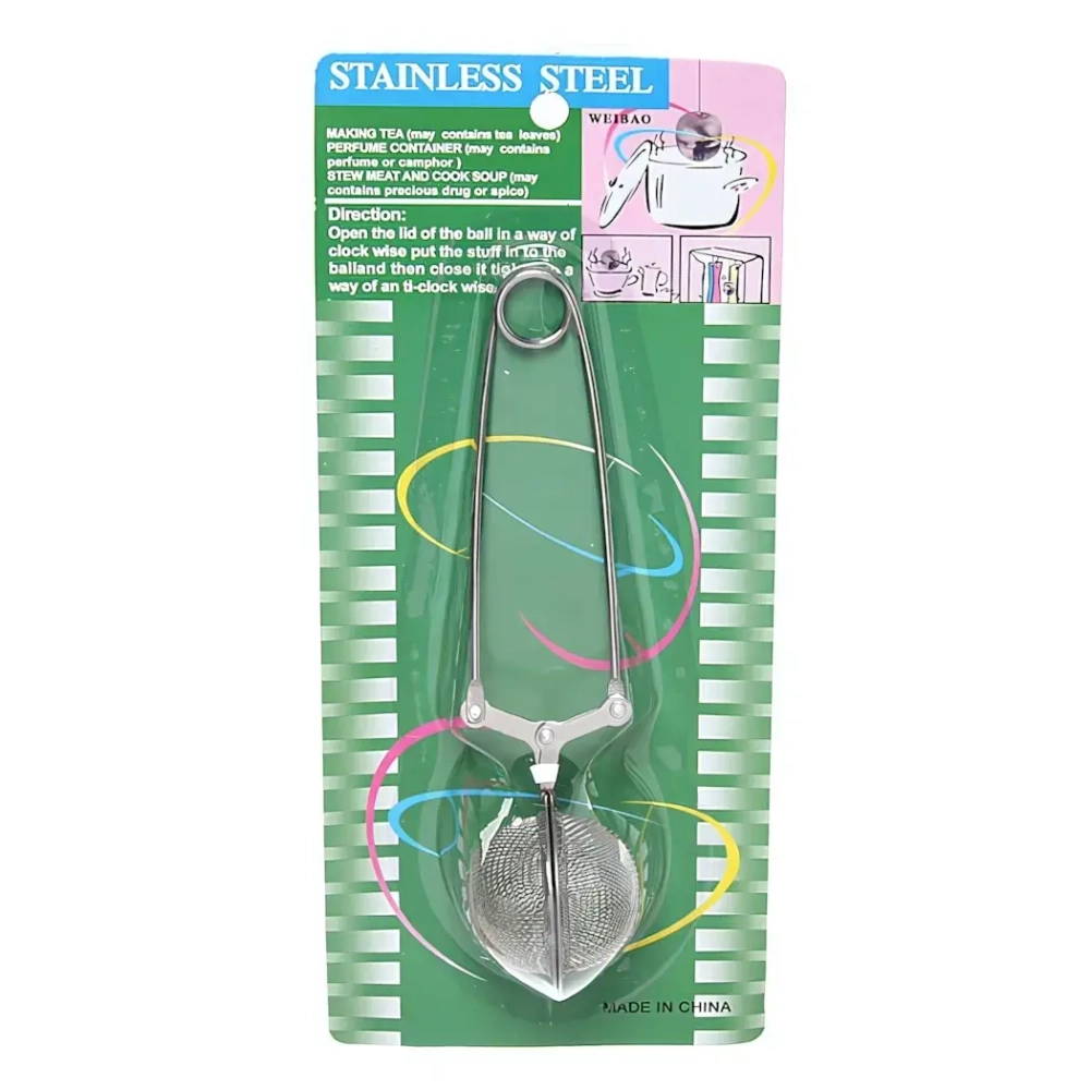 Ситечко для чая металлическое с ручкой