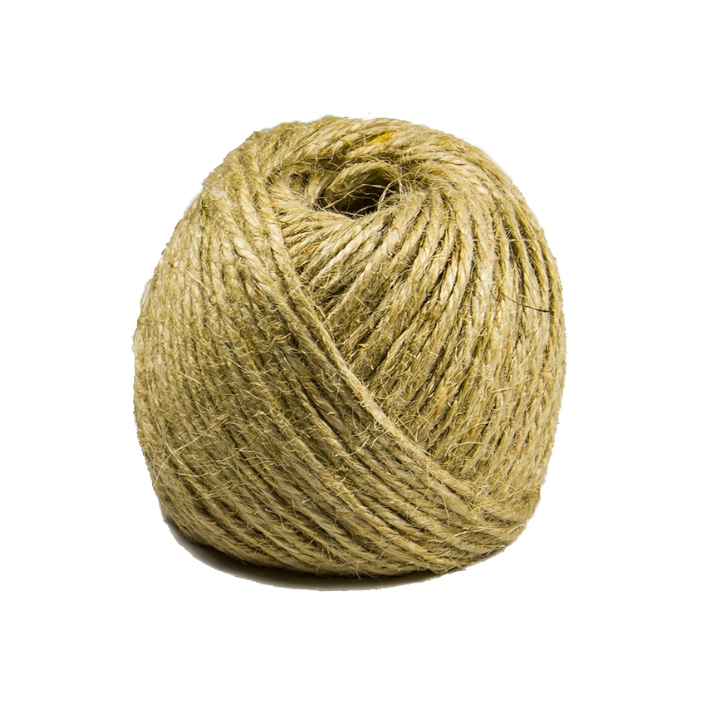 Шпагат джутовый 1,12ктекс 2х-ниточный по 100м