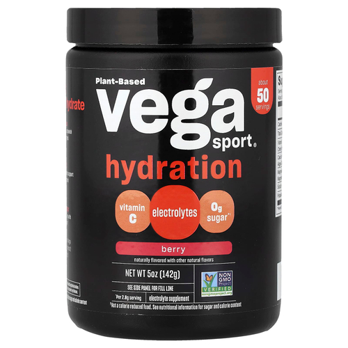 Vega, Sport®, растительное средство для увлажнения, со вкусом ягод, 142 г (5 унций)
