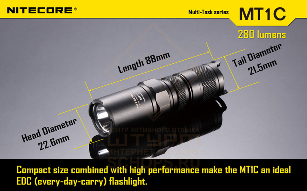 Фонарь Nitecore MT1C